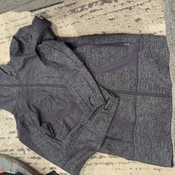 Lululemon In Stride Jacket Coal Wee Stripe / Coal - Picture 8 of 14